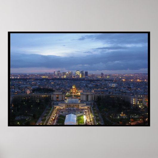 Poster Paris la nuit (Devant)