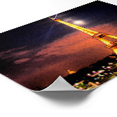 Poster Paris la nuit (Coin)