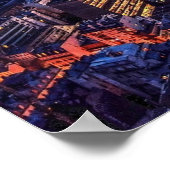 Poster Paris la nuit (Coin)