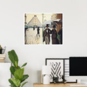 Poster Paris, la place de l'Europe aux beaux jours, 1877 (Bureau à domicile)