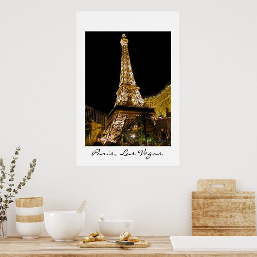 Poster Paris, Las Vegas (Cuisine)