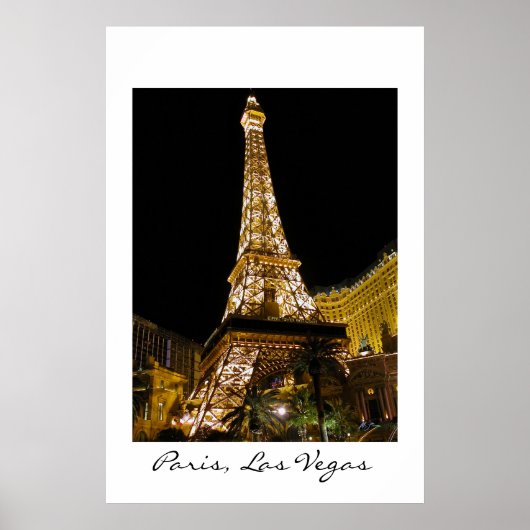 Poster Paris, Las Vegas (Devant)