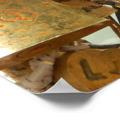 Poster Paris Love Padlocks 1 Canvas Print (Coin)