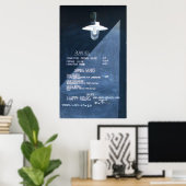 Poster Paris Menu (Bureau à domicile)