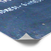 Poster Paris Menu (Coin)