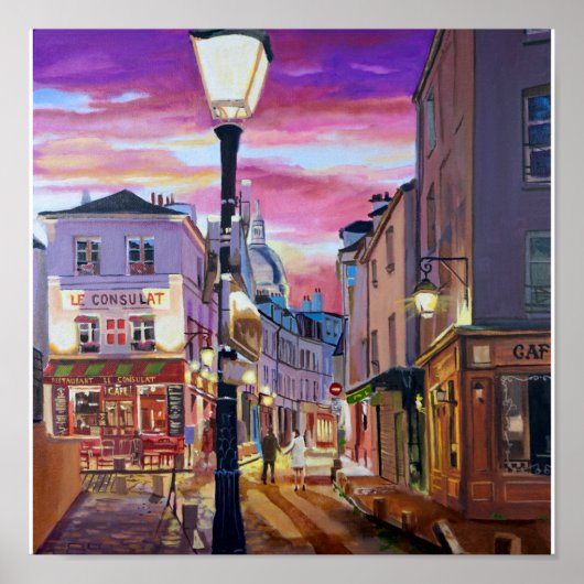 Poster Paris Montmartre (Devant)