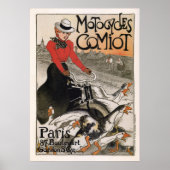 POSTER PARIS - MOTOCYCLES COMIOT 1899 (Devant)