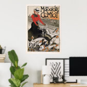 POSTER PARIS - MOTOCYCLES COMIOT 1899 (Bureau à domicile)