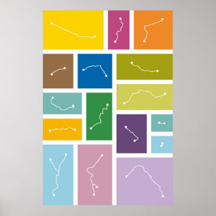 Poster Paris - palettes de transit