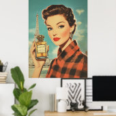 Poster Paris Parfum et élégance (Bureau à domicile)
