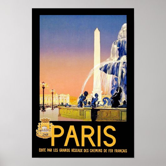 Poster Paris ~ Place de la Concorde (Devant)