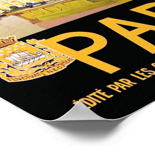 Poster Paris ~ Place de la Concorde (Coin)