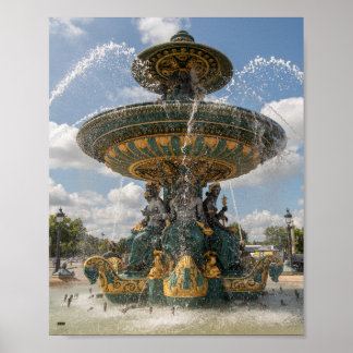 Poster Paris Place de la Concorde