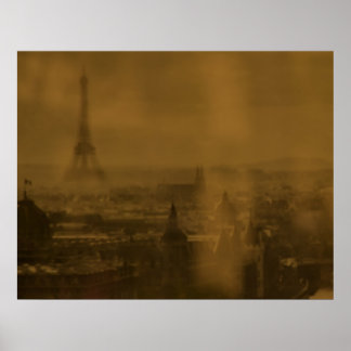 Poster Paris réflexion