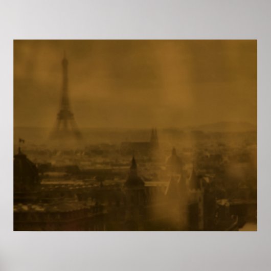 Poster Paris réflexion (Devant)