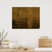 Poster Paris réflexion (Cuisine)