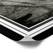 Poster Paris Sidewalk 1936 B&W (Coin)