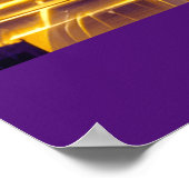 Poster Paris sous un ciel étoilé violet (Coin)