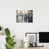 Poster Paris Street ; Rainy Day (Bureau à domicile)