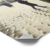 Poster Paris Street, Rainy Day par Caillebotte (Coin)