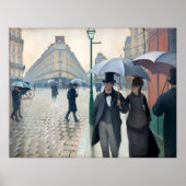 Poster Paris Street ; Rainy Day par Gustave Caillebotte (Devant)