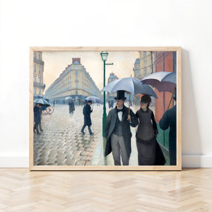 Poster Paris Street ; Rainy Day par Gustave Caillebotte
