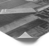 Poster Paris, TexasVue aérienne de TownParis, TX (Coin)