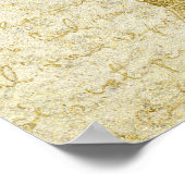 Poster Paris Tour Eiffel Bannière Elégante Or & Rose (Coin)