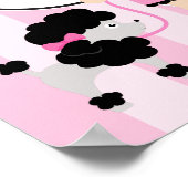 Poster Paris Tour Eiffel Blonde Girl (Coin)