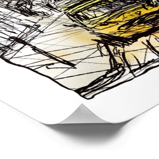 Poster Paris V (Coin)