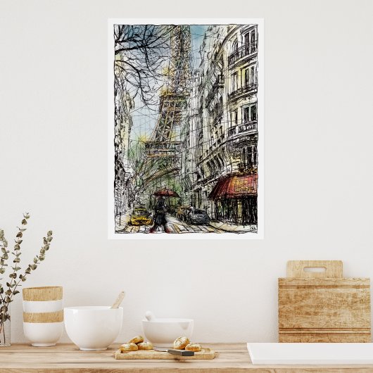 Poster Paris V (Cuisine)