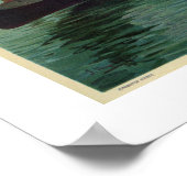 Poster Paris Venise Italie voyage vintage et romantique (Coin)