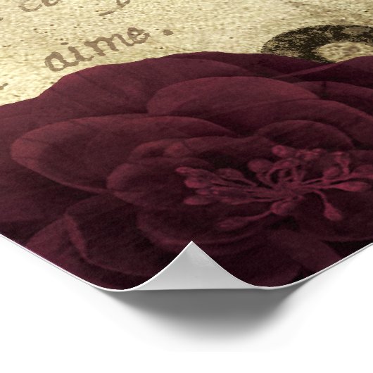 Poster Paris vintage (Coin)