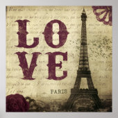 Poster Paris vintage (Devant)