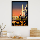 Poster Paris vintage (Cuisine)