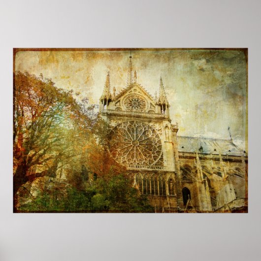 Poster Paris vintage (Devant)