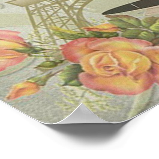 Poster Paris vintage (Coin)