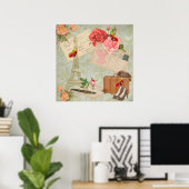 Poster Paris vintage (Bureau à domicile)