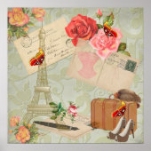 Poster Paris vintage (Devant)