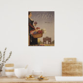 Poster Paris Vintage Cycle Français (Cuisine)