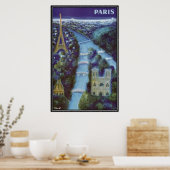 Poster Paris vintage, France - (Cuisine)