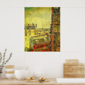 Poster Paris Vue depuis la chambre de Vincent par Vincent (Cuisine)