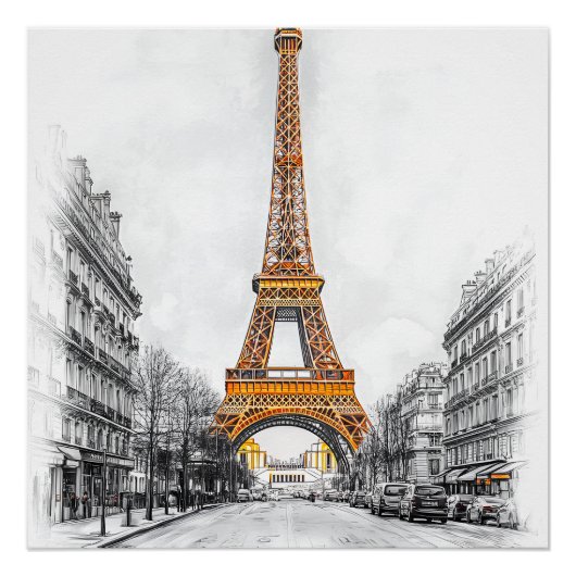 Poster Parisian Icon (Devant)