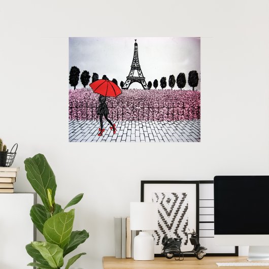 Poster Parisienne (Bureau à domicile)
