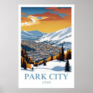 Poster Park City Utah