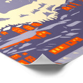 Poster Park City Utah Winter Area Vintage (Coin)