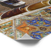 Poster Park Güell, Barcelone, Espagne (Coin)