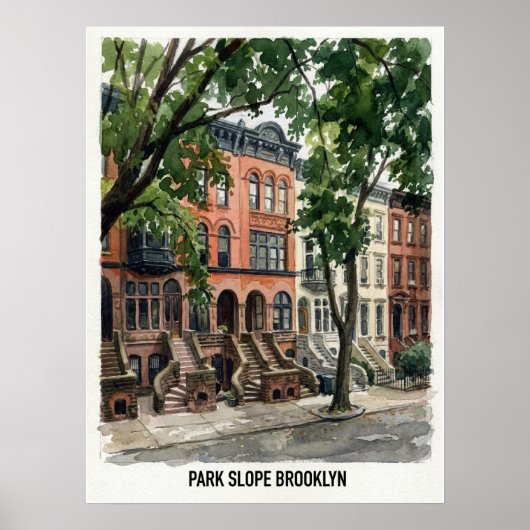Poster Park Slope Brooklyn New York (Devant)