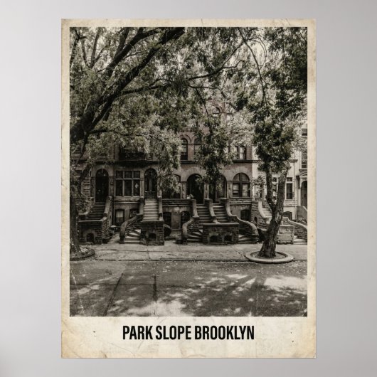 Poster Park Slope Brooklyn New York (Devant)