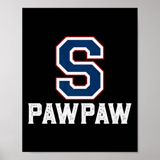 Poster Parkersburg South Patriots Logo Mon nom favori P (Devant)